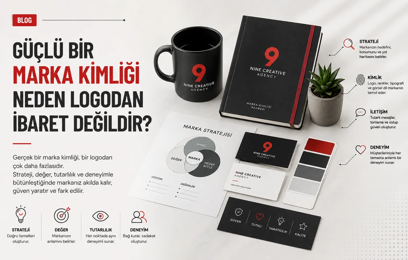 Güçlü bir marka kimliği neden logodan ibaret değildir?